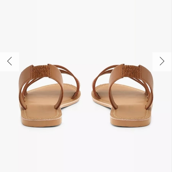 Tan Strap Sandals with back size 6 - Picture 3 of 5